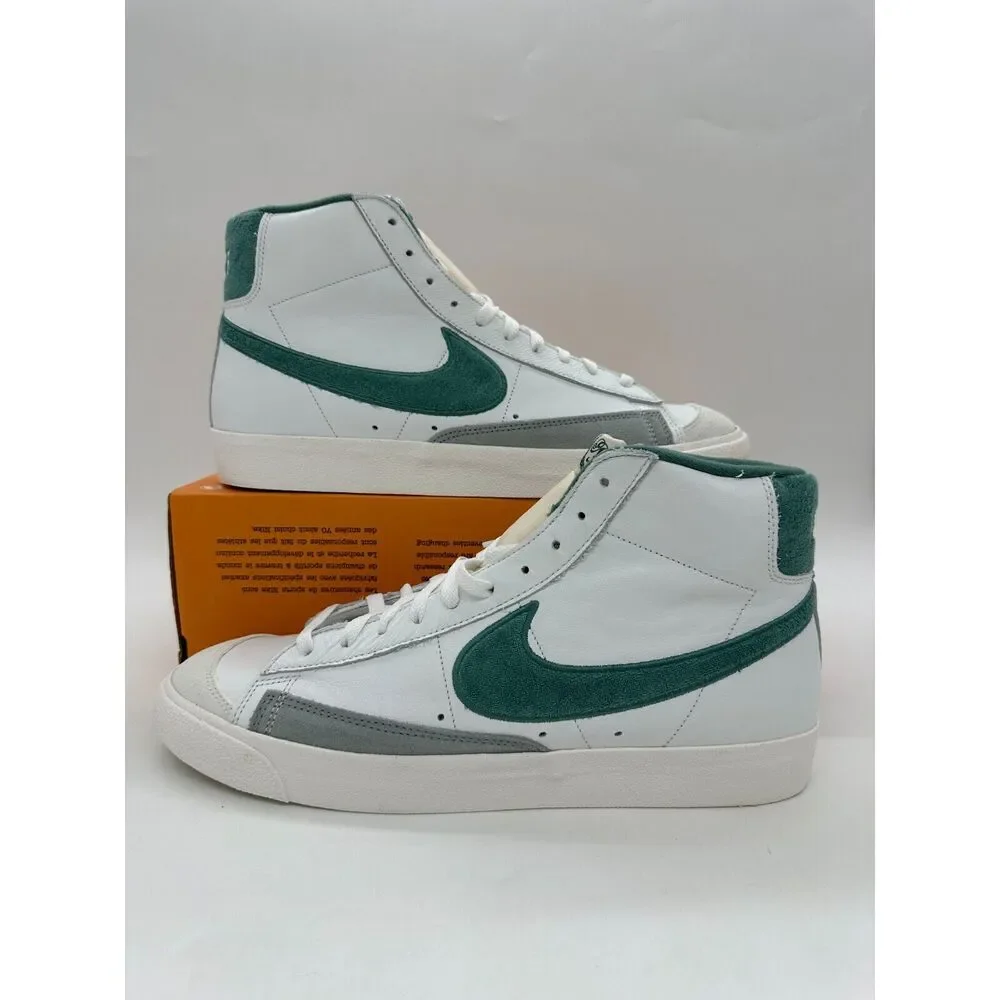 Nike Blazer Mid '77 PRM Men's Size 15 White Green Athletic Shoes FN5822 100